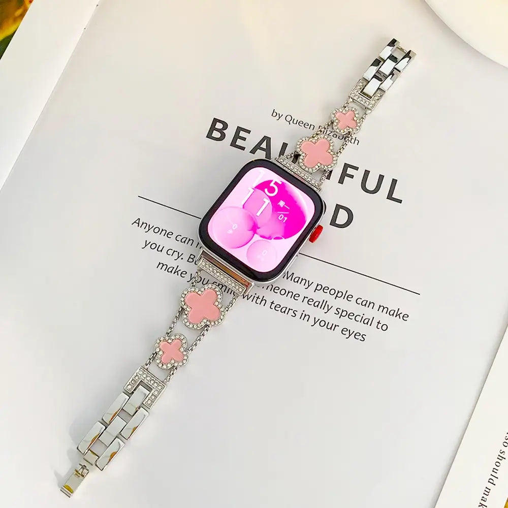 Diamond Clover Apple Watch Band