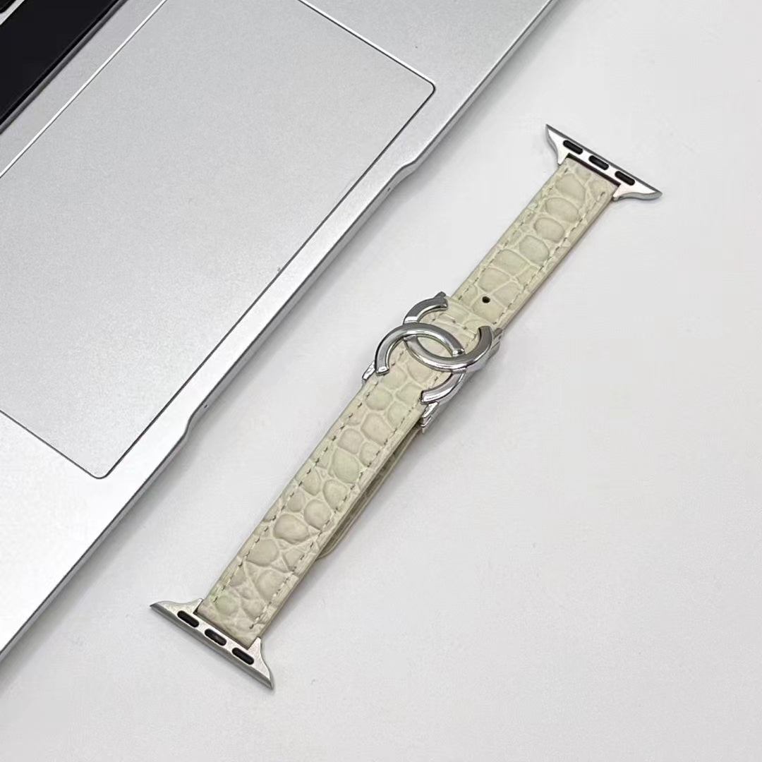 Double-C Leather Strap